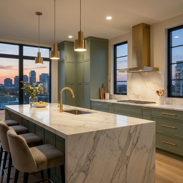 Интерьер с мебелью